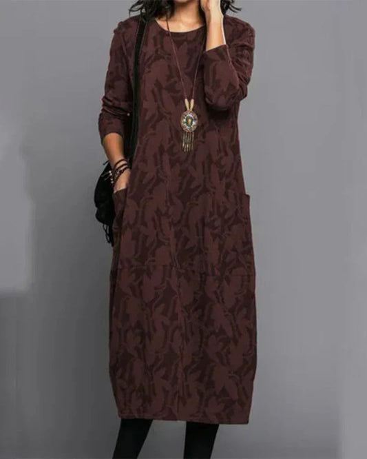 Meredith fleece floral dress 2
