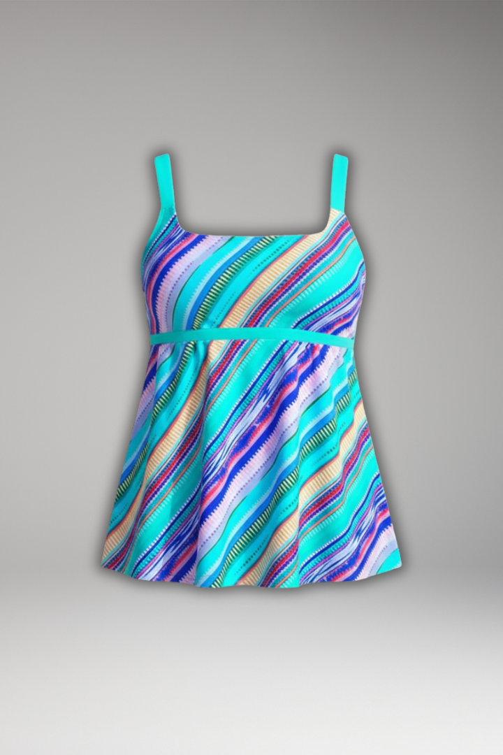 Clara square neck tankini set 5