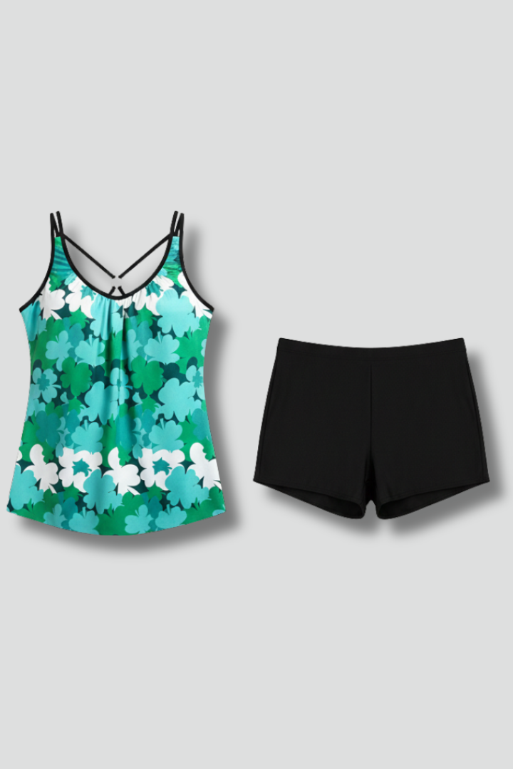 Freya V-neck tankini set 5