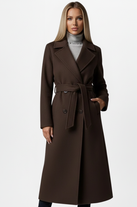 Honor long belted double-breasted trench coat 2
