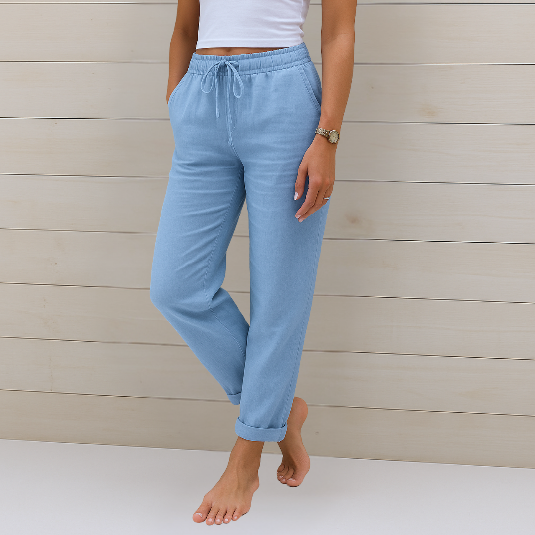Nell relaxed drawstring trousers 3