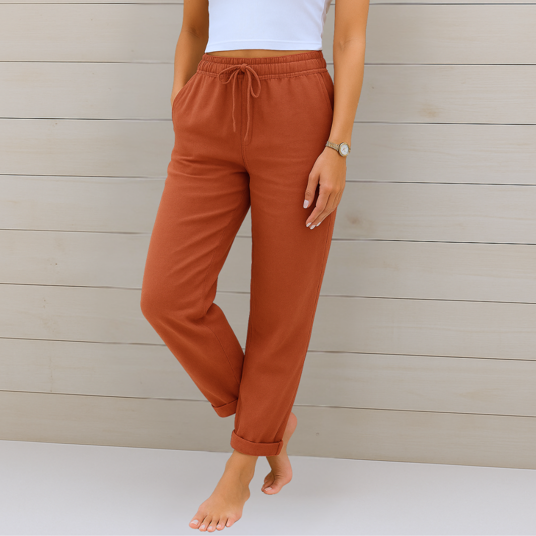Nell relaxed drawstring trousers 6