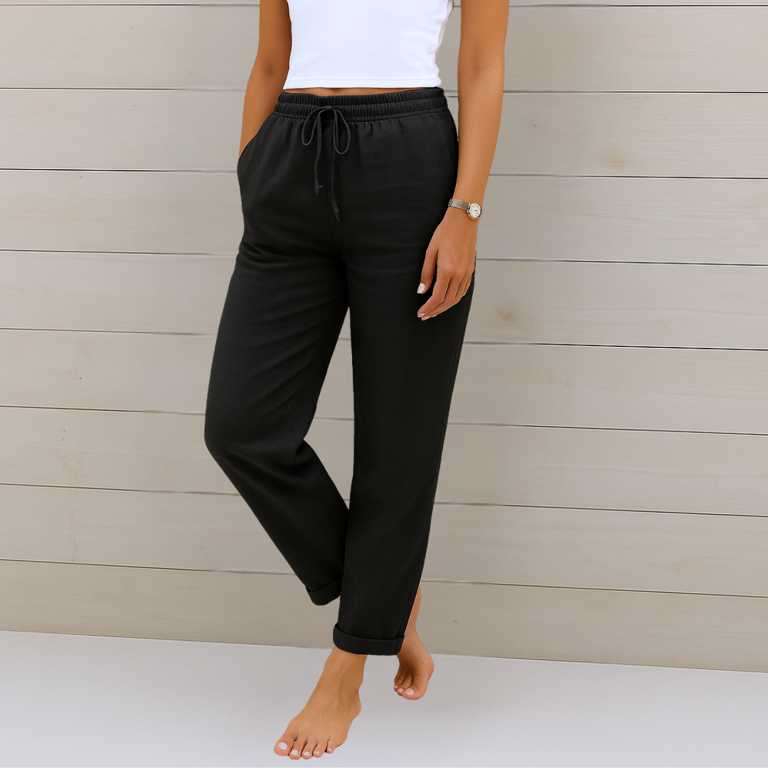 Nell relaxed drawstring trousers 4