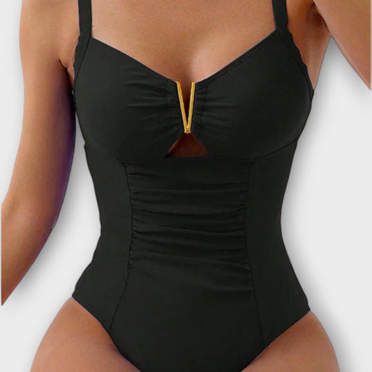 Pearl elegant cut swimsuit 1