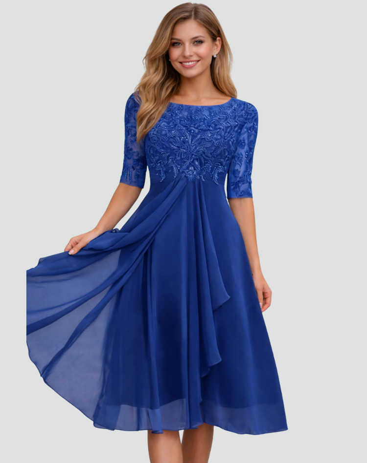 Colette lace midi party dress 6