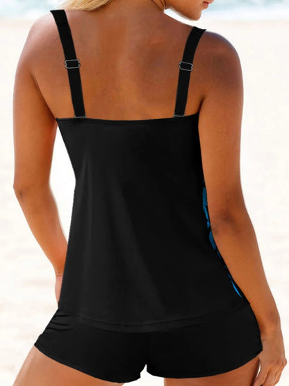 Indie tankini set with swim shorts 6