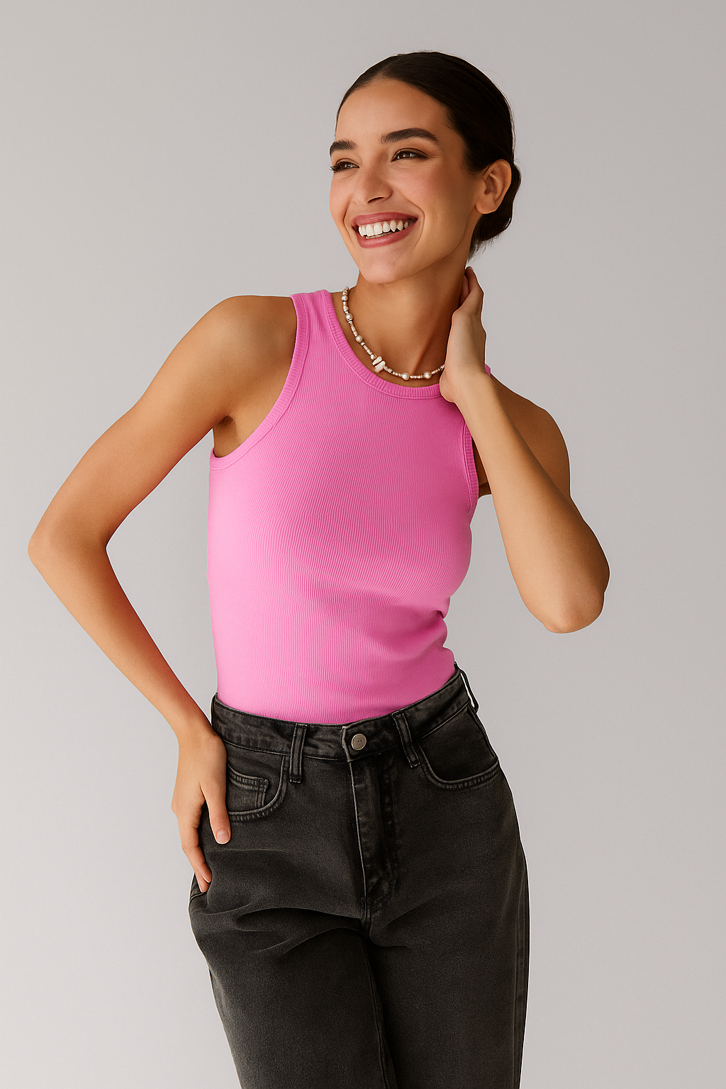 Selma sleeveless rib top 8