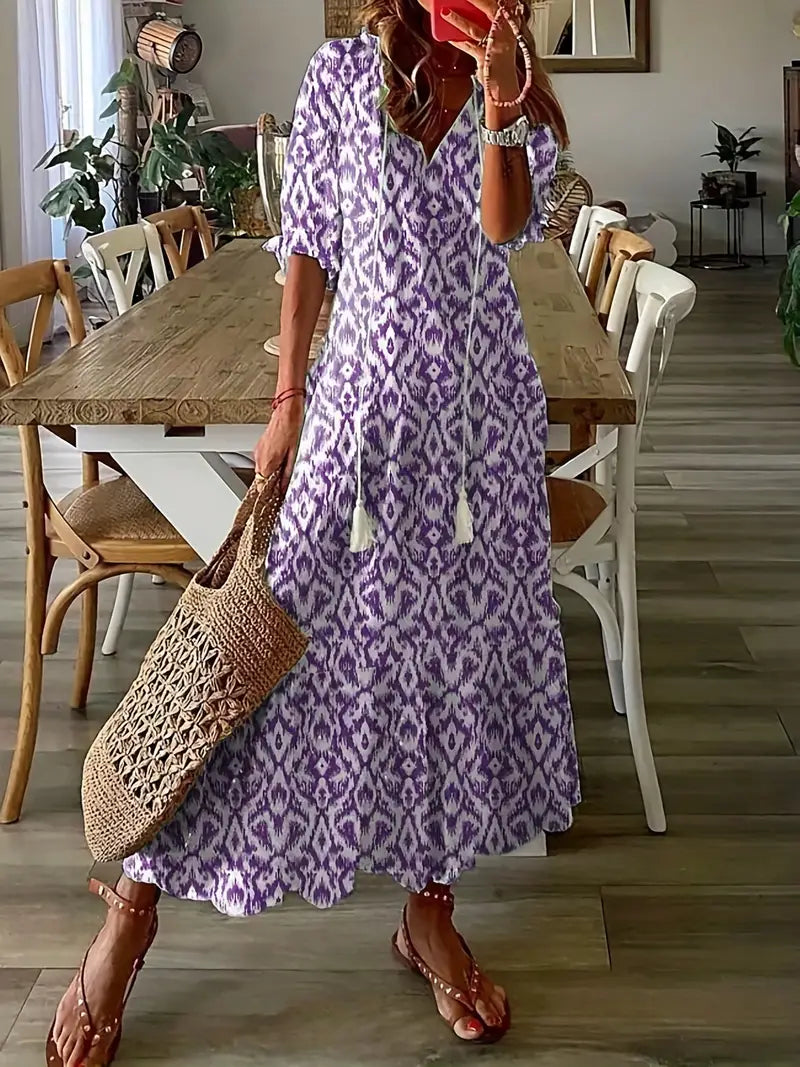 Orla bohemian V-neck summer dress 2