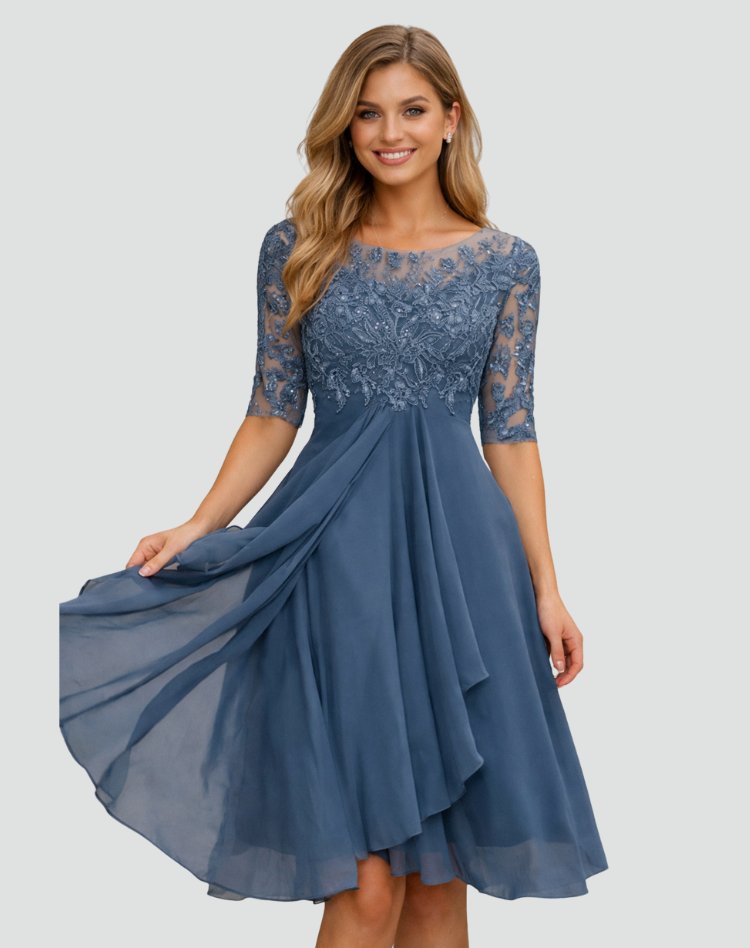 Colette lace midi party dress 1