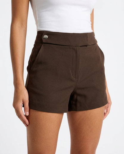 Juliet fitted double button shorts 7