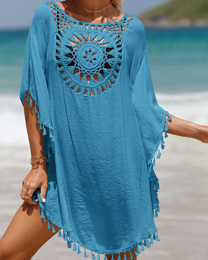 Elsie crochet beach cover-up 3