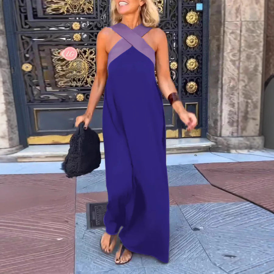 Harriet crossed front maxi dress 5