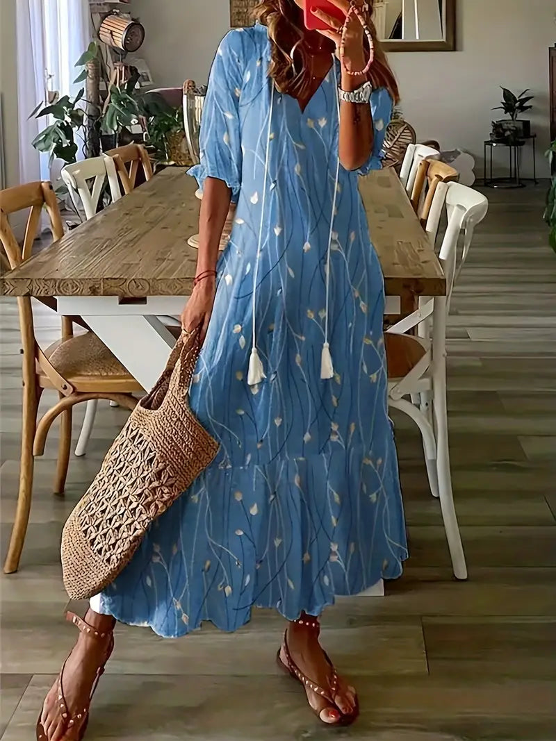 Orla bohemian V-neck summer dress 5