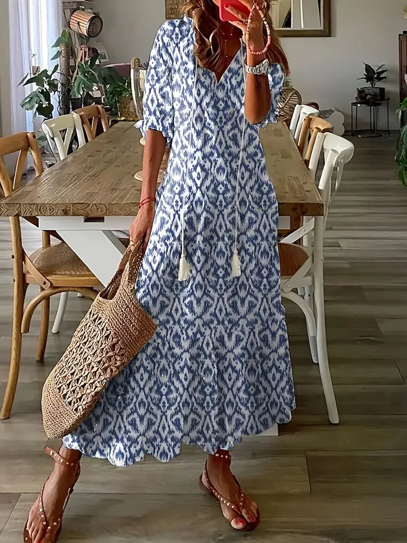 Orla bohemian V-neck summer dress 1