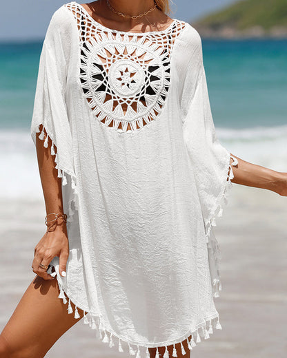 Elsie crochet beach cover-up 1