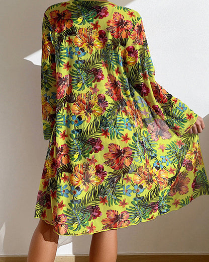 Thea bikini with flower skirt 6