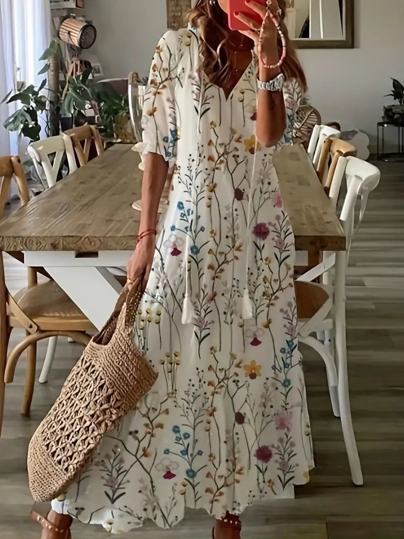 Orla bohemian V-neck summer dress 7