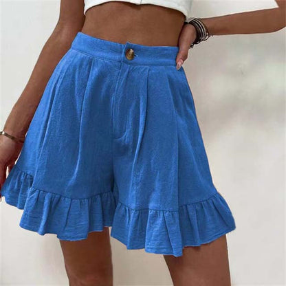 Eloise ruffle hem shorts 4