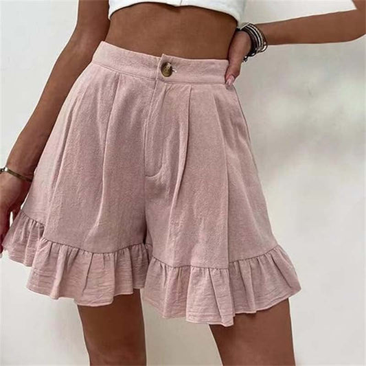 Eloise ruffle hem shorts 1