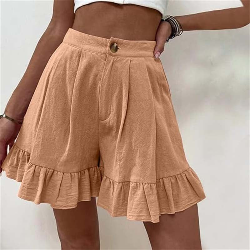 Eloise ruffle hem shorts 9