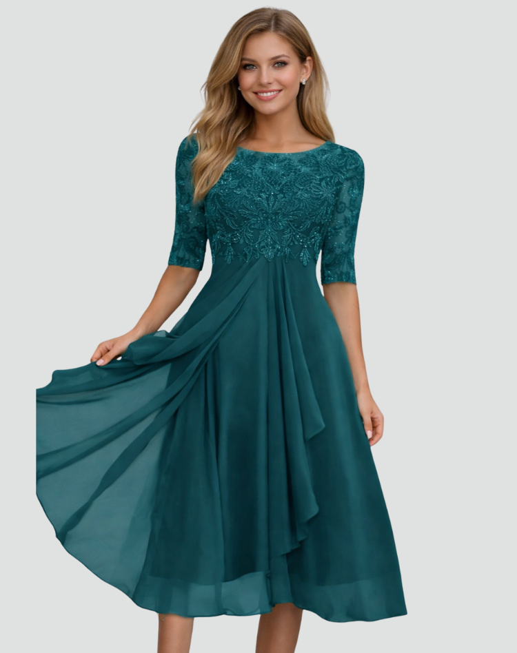Colette lace midi party dress 5