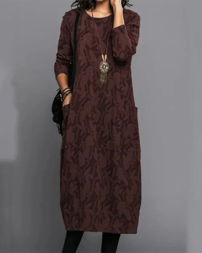 Meredith fleece floral dress 2