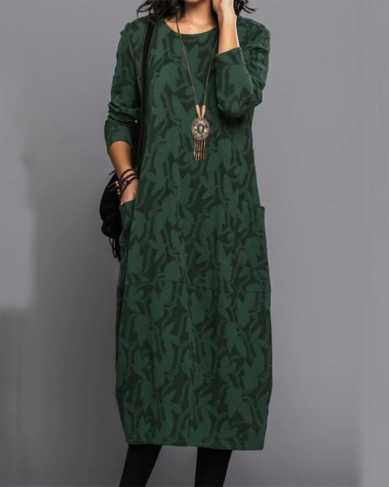 Meredith fleece floral dress 1