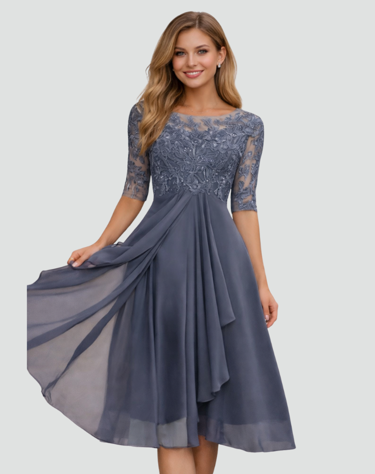 Colette lace midi party dress 4