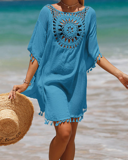 Elsie crochet beach cover-up 6