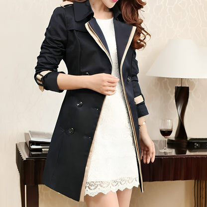 Daphne long belted trench coat 3
