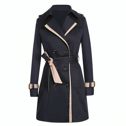 Daphne long belted trench coat 2