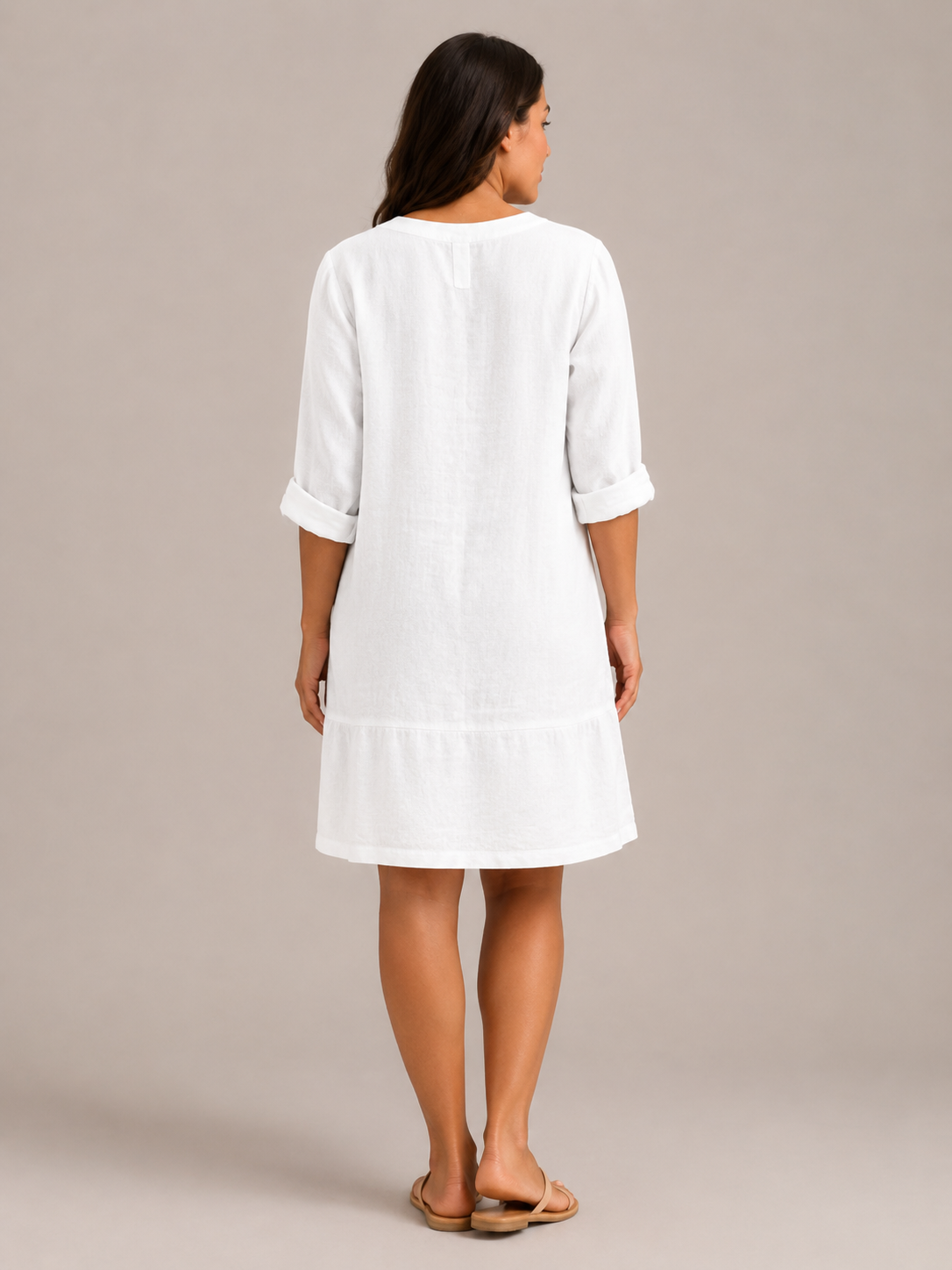 Prue V-neck summer midi dress 7