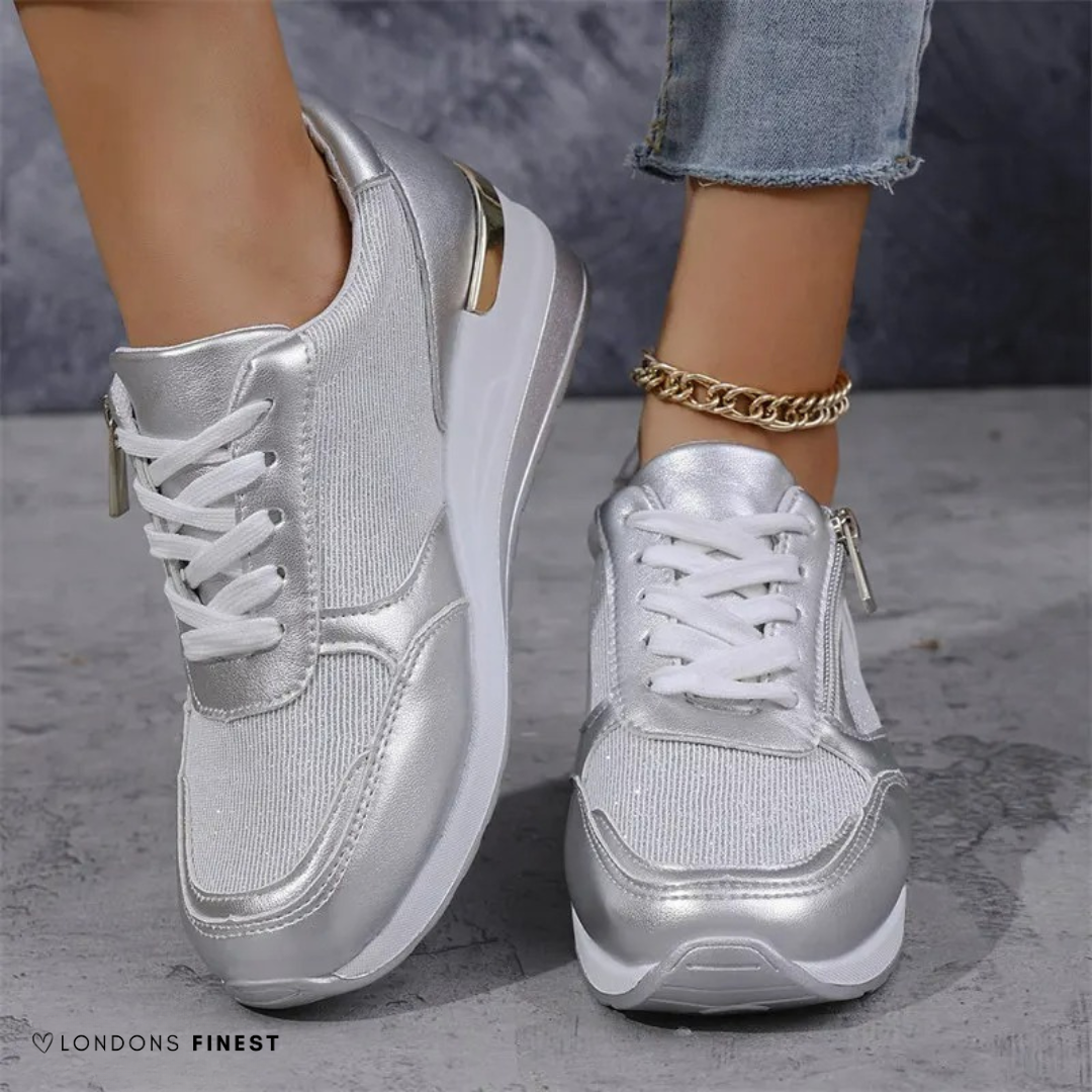 Sorrel metallic slip-on sneakers 2