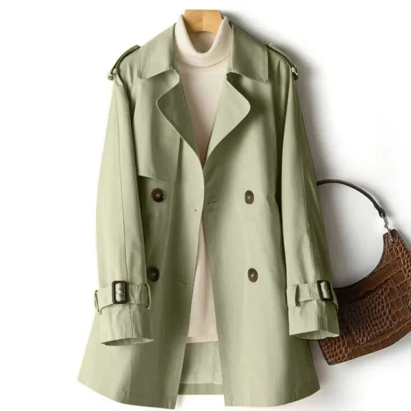 Hester double-breasted trench coat 1