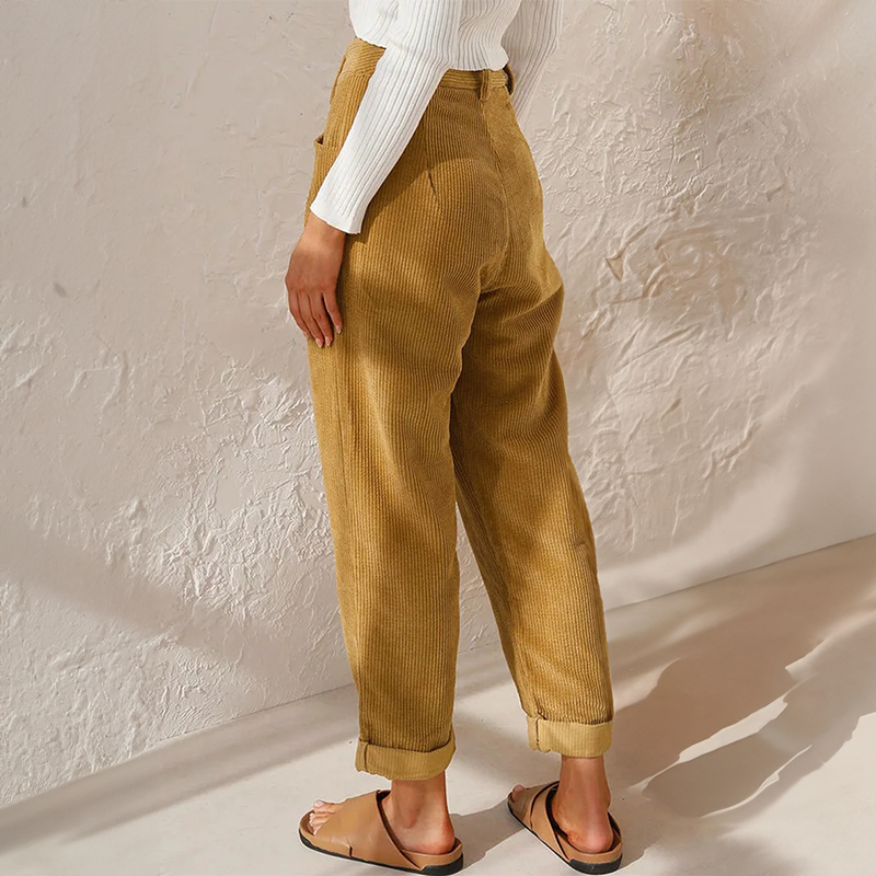 Matilda corduroy high waist trousers 6