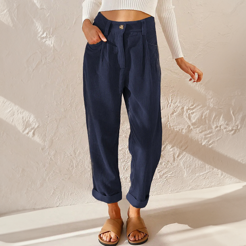 Matilda corduroy high waist trousers 3