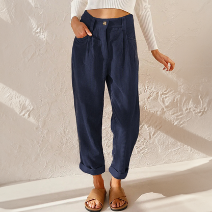 Matilda corduroy high waist trousers 3