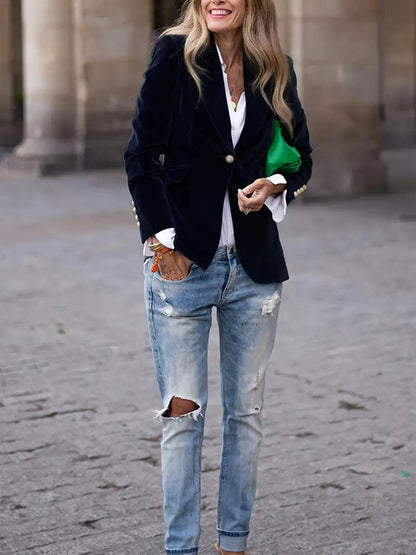 Cordelia velvet blazer 6