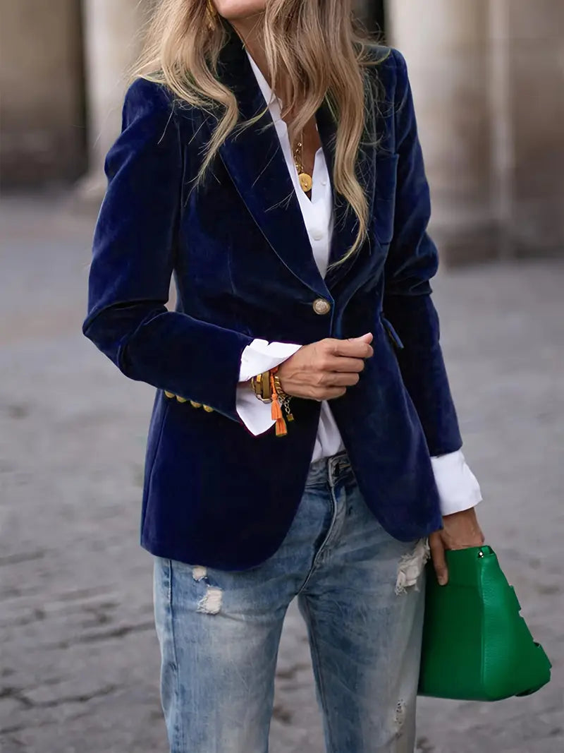 Cordelia velvet blazer 2