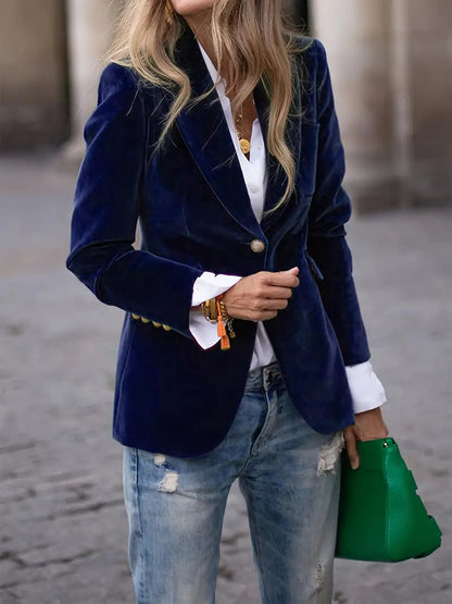 Cordelia velvet blazer 2