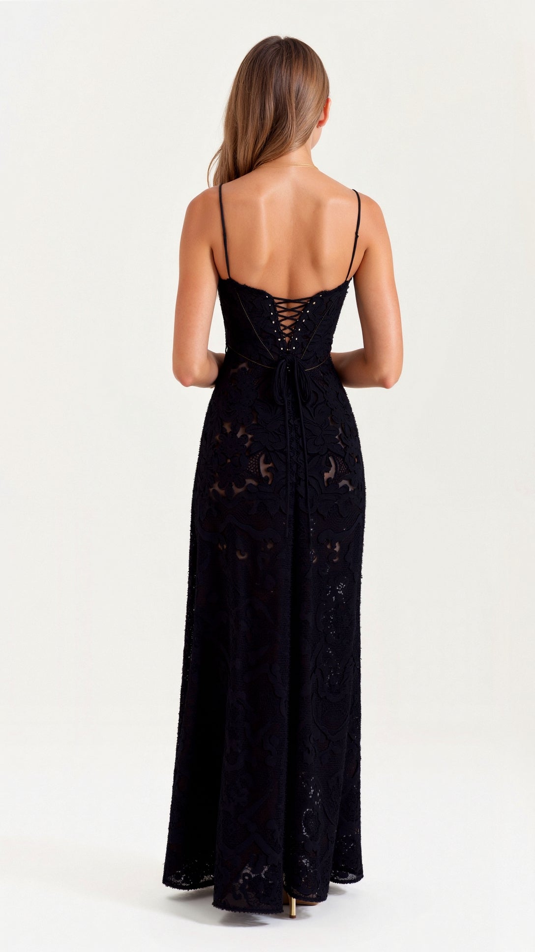Thalia embroidered floral maxi dress 7
