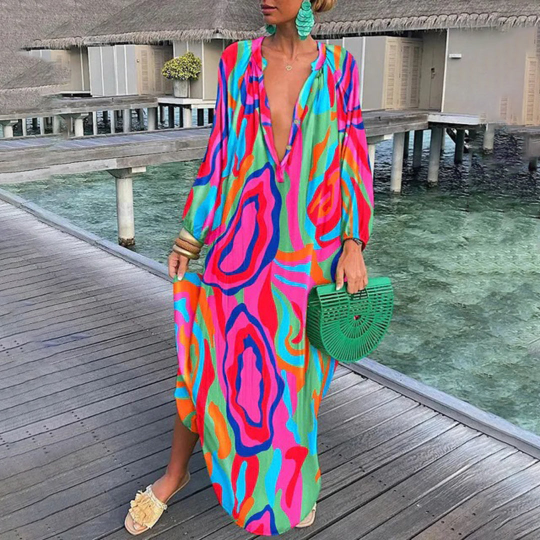 Lorna bohemian beach maxi dress 6