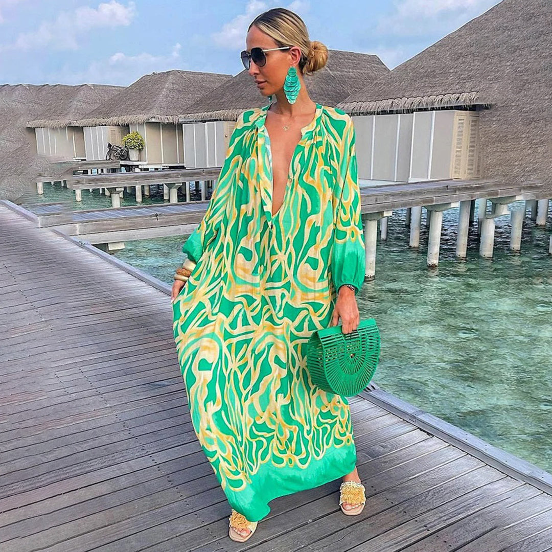 Lorna bohemian beach maxi dress 1