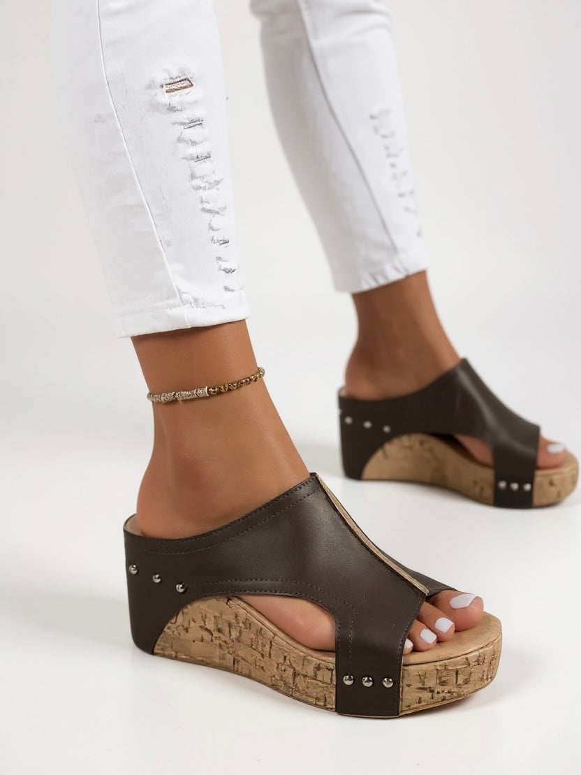Freya wedge slide sandal 3