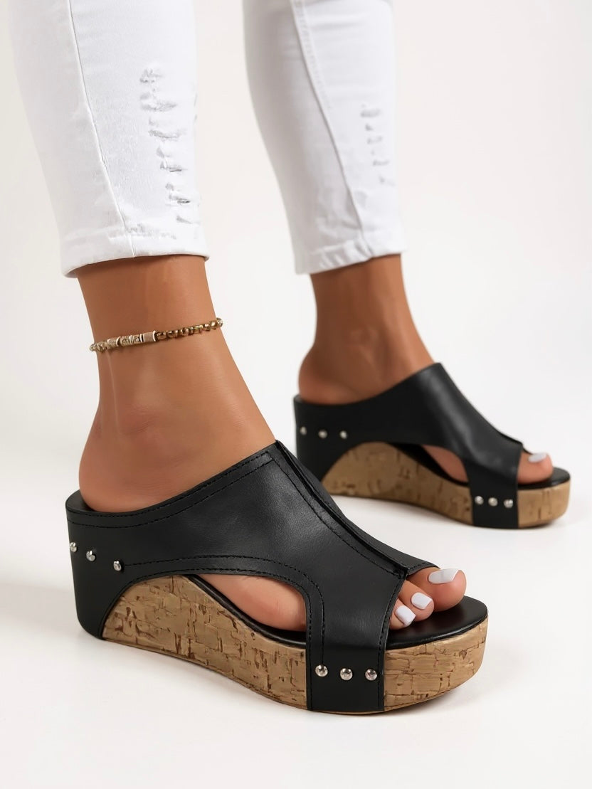 Freya wedge slide sandal 2