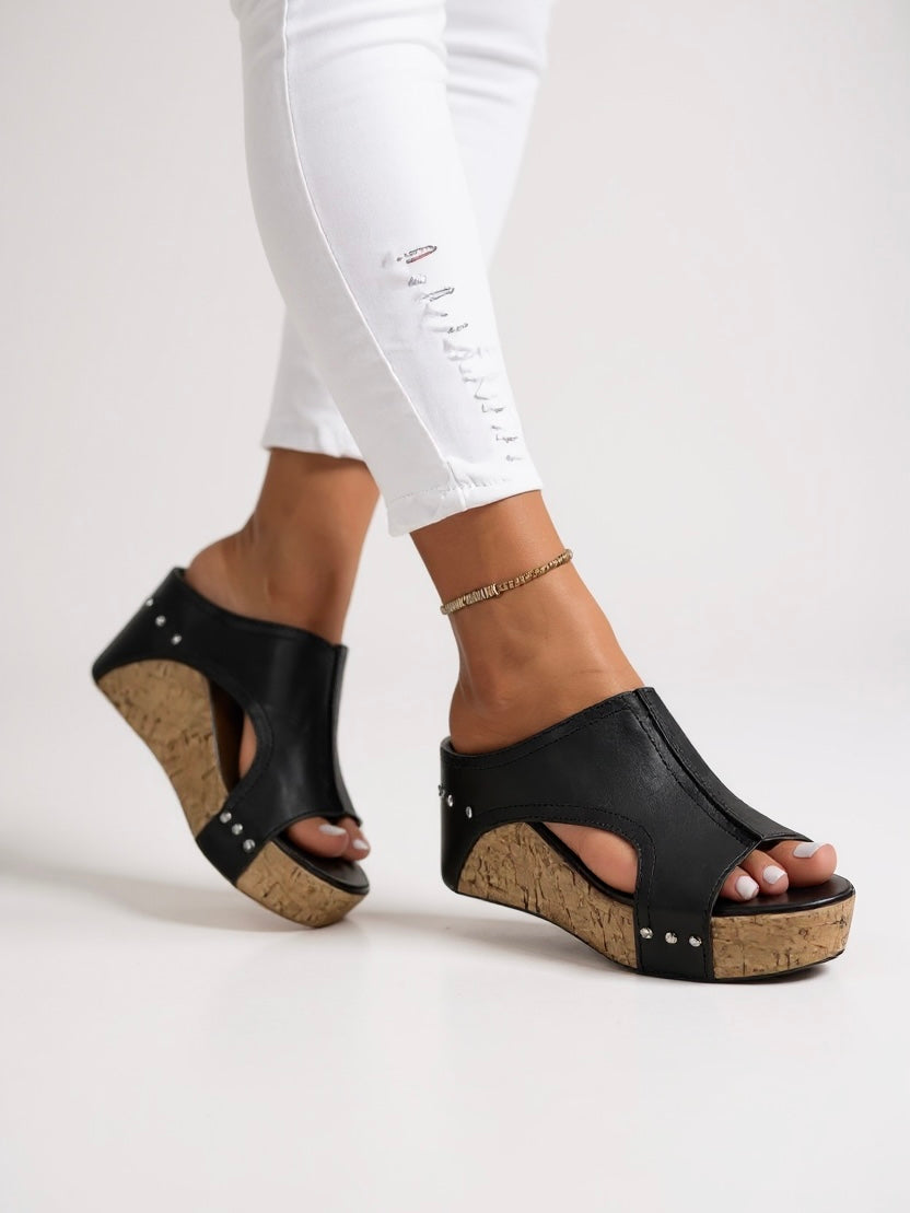 Freya wedge slide sandal 1