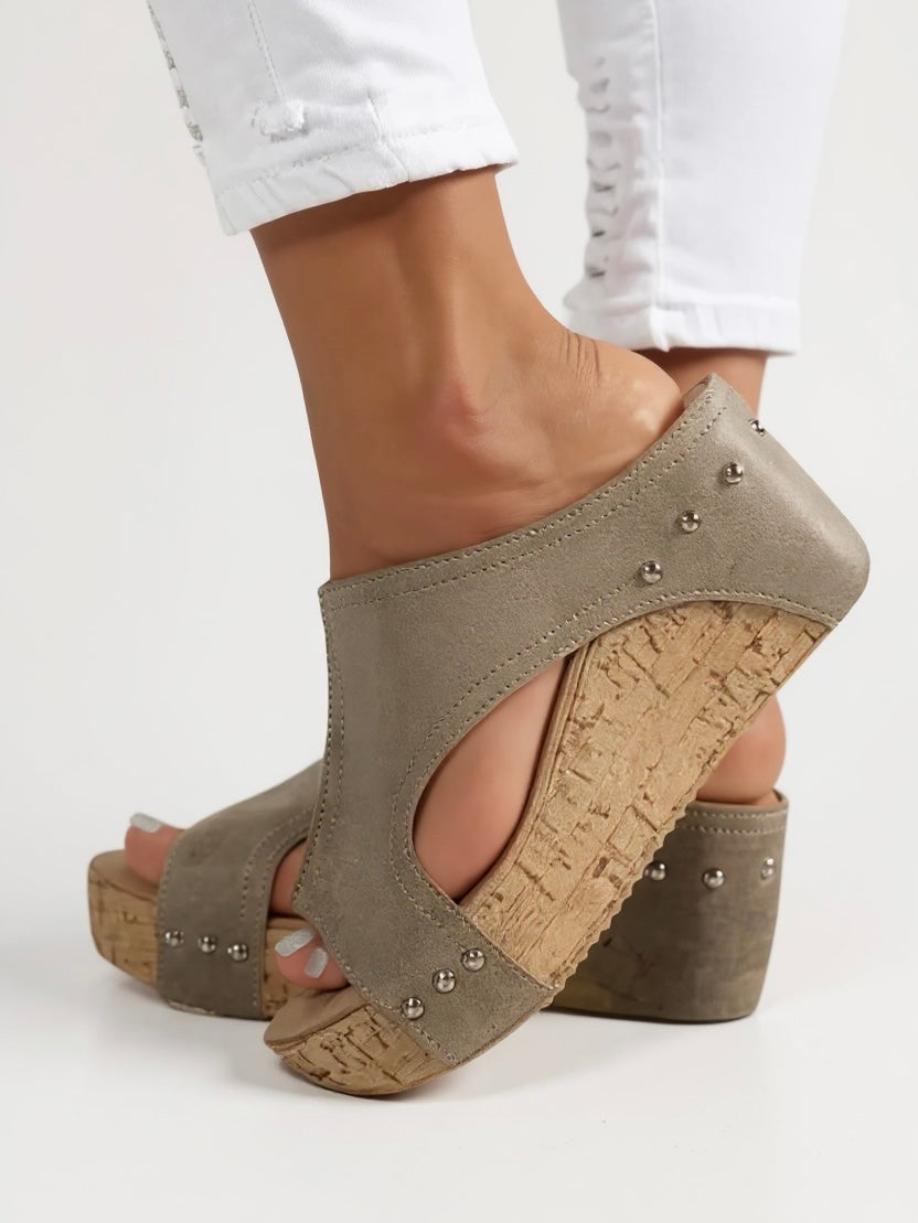 Freya wedge slide sandal 4
