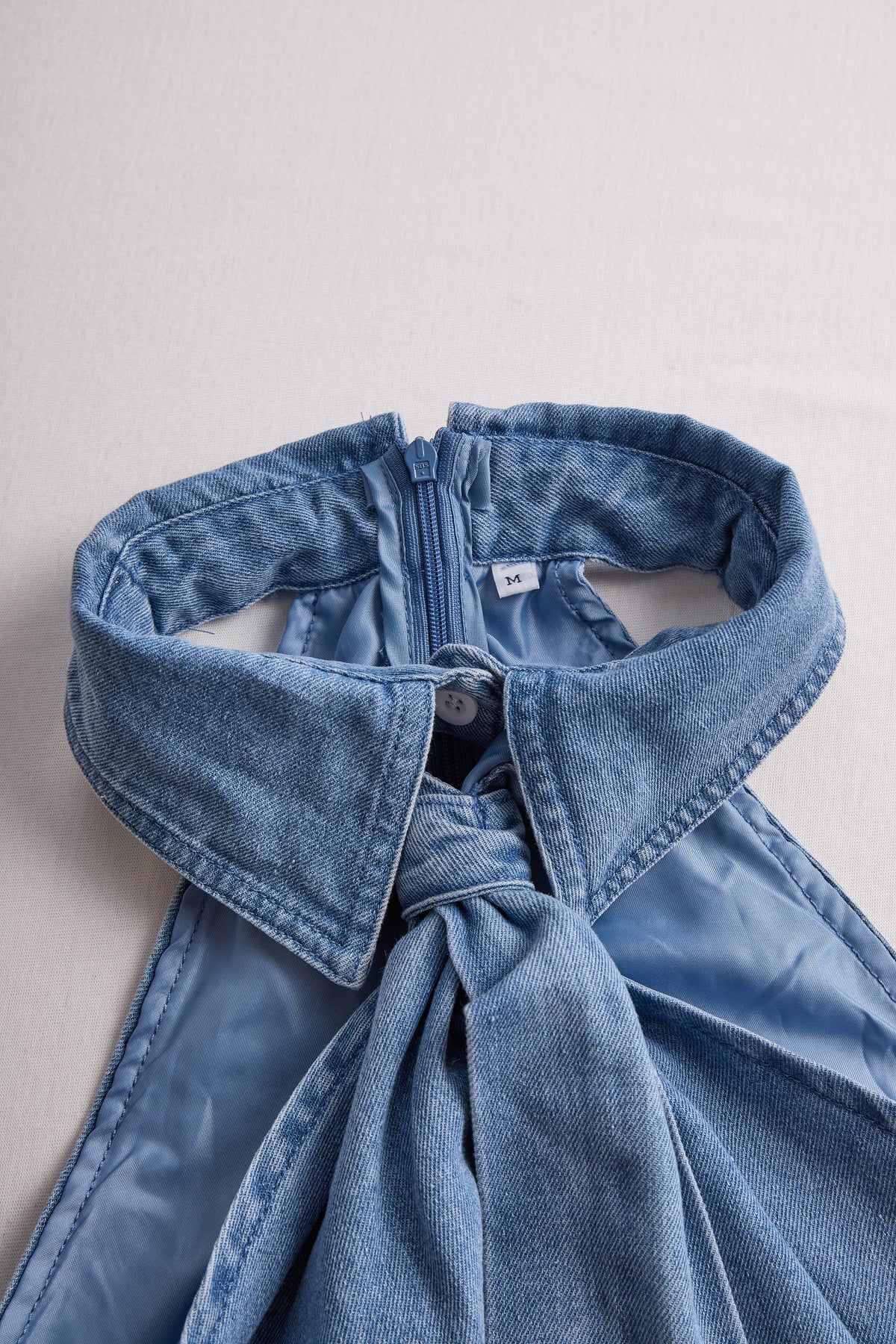 Harper halter blouse with neck tie 9