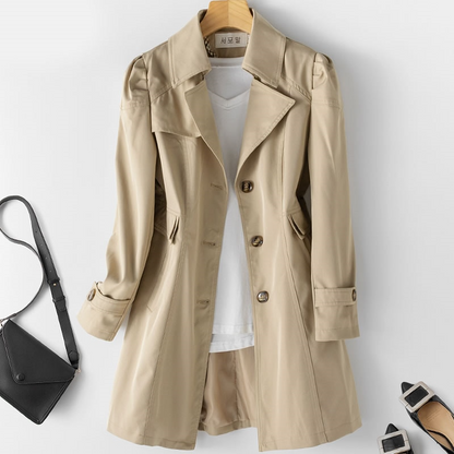 Vera mid-length trench coat 1