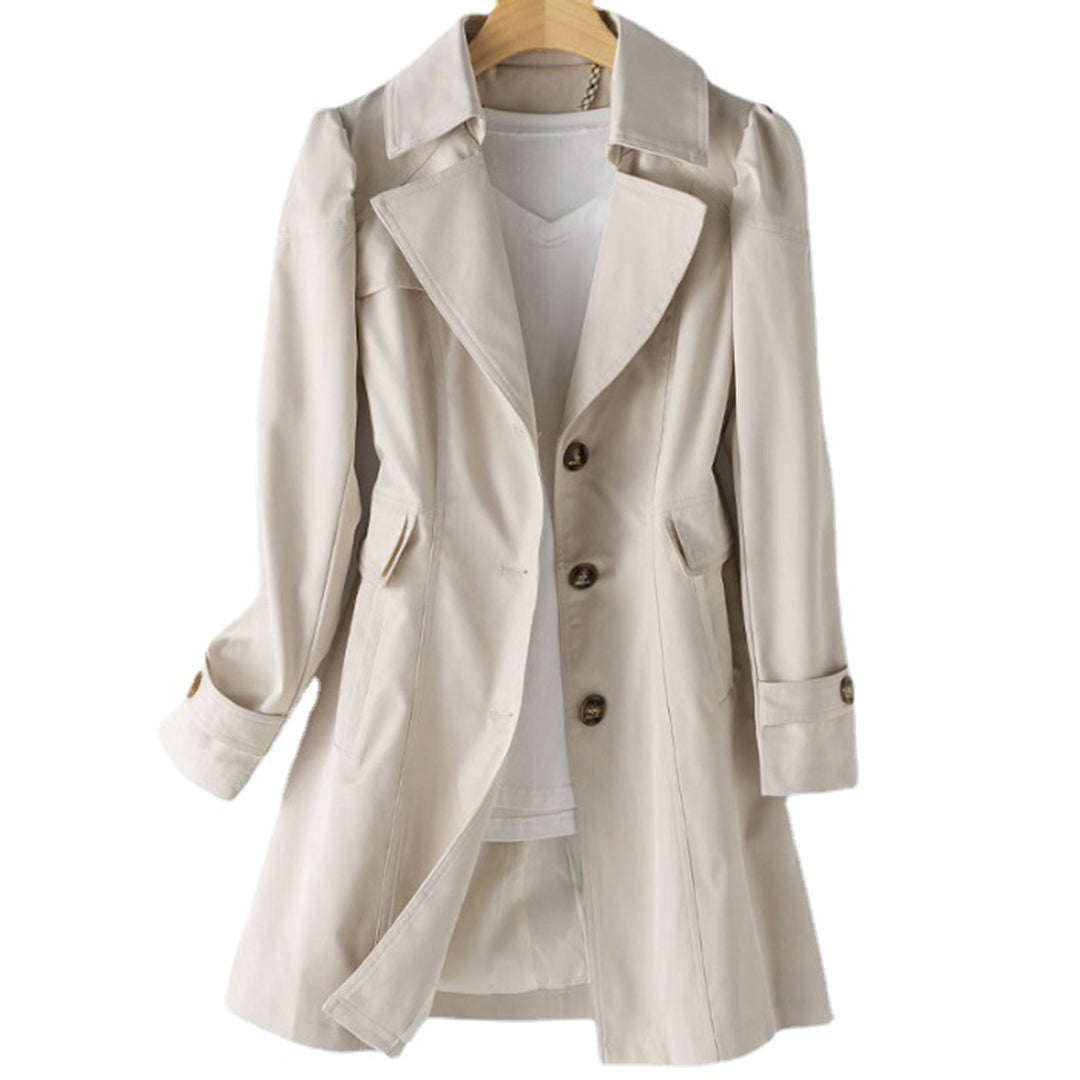 Rosamund water-resistant mid-season trench coat 3